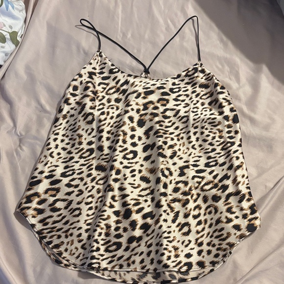 Victoria’s Secret leopard sleep tank top EUC size M - Picture 2 of 8